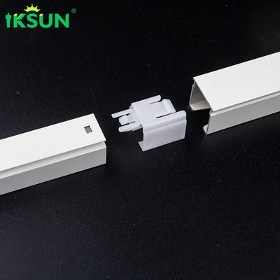 1m Adjustable White Aluminium Curtain Track Telescopic With Powder Coating