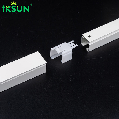 Anodizing Adjustable Curtain Rail , Metal Ceiling Curtain Track Extendable