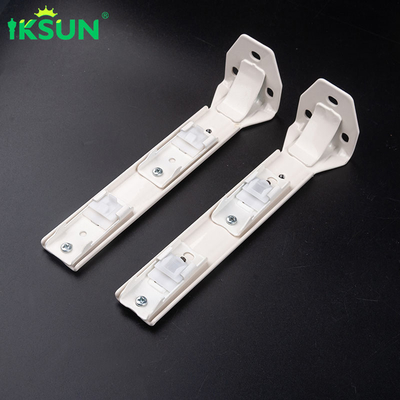 Extrusion Wall Mount Telescopic Curtain Track Ripple Fold Aluminium Material