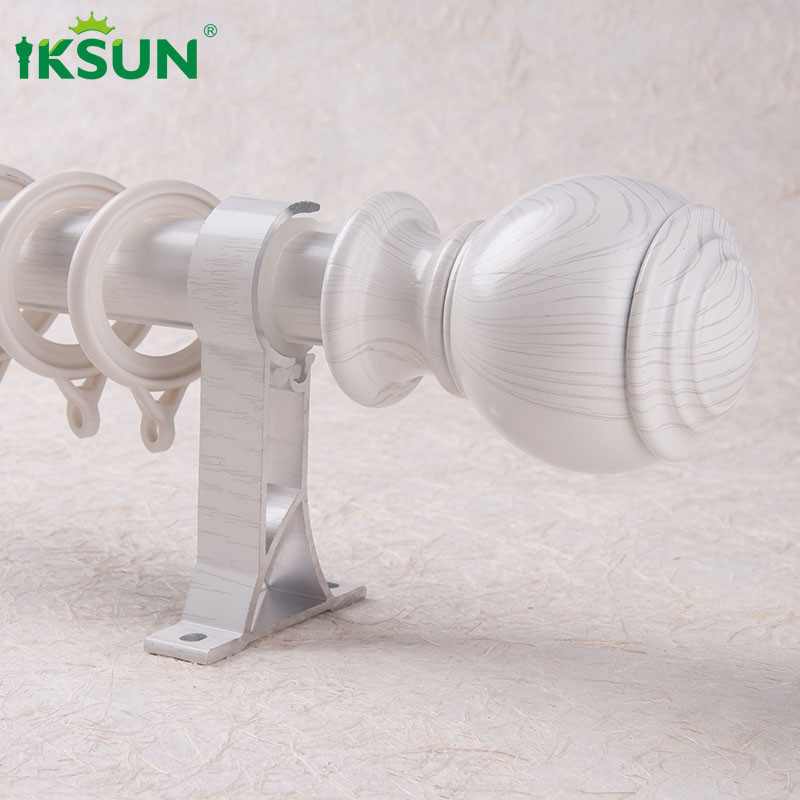 1.2mm Thickness Modern Wood Curtain Rod For Hotels Decorative
