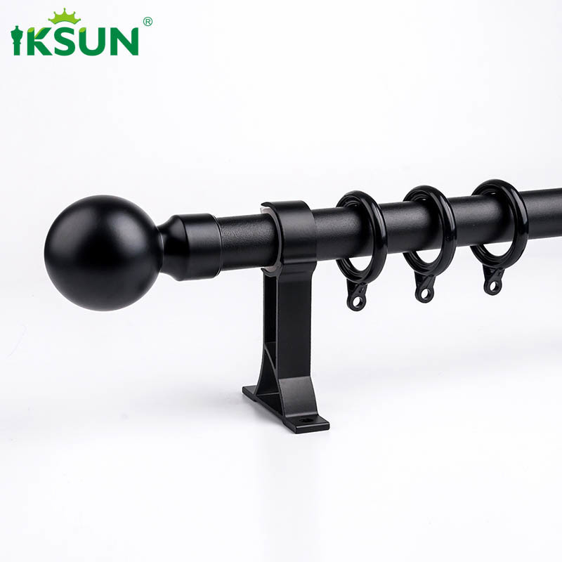 28mm Morandi Aluminium Curtain Pole Powder Coating For Home Decor