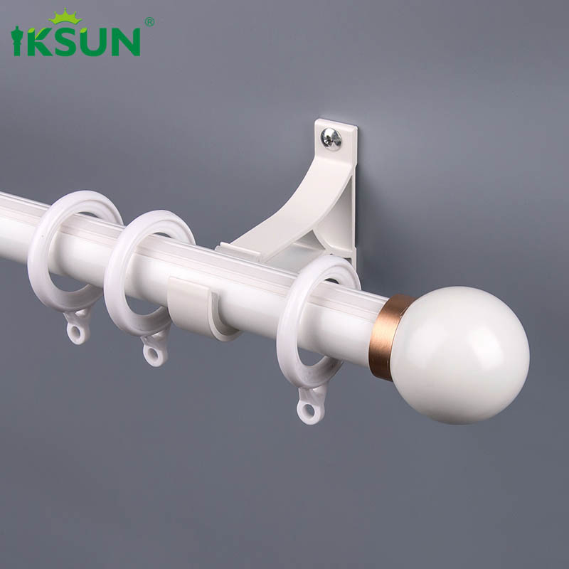 Light Filtering Aluminium Curtain Rod Extendable 5.8m Length