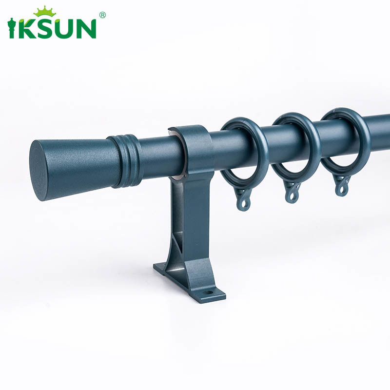 Adjustable Decorative Aluminium Curtain Rod With Electrophoresis Finish