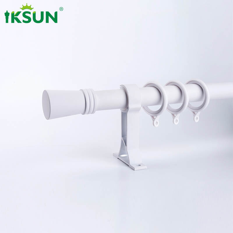 0.05" Bay Window Curtain Pole , Single Pole Curtain Rod Luxurious Style OEM