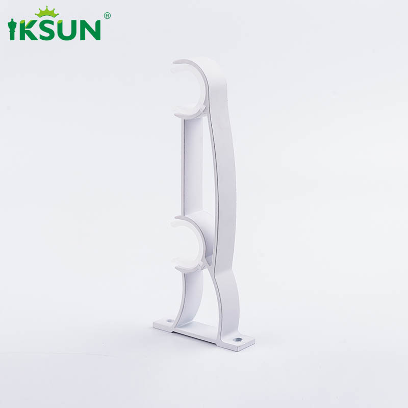 1.1" Double Curtain Rod Holder , Curtain Pole Brackets 190mm Length