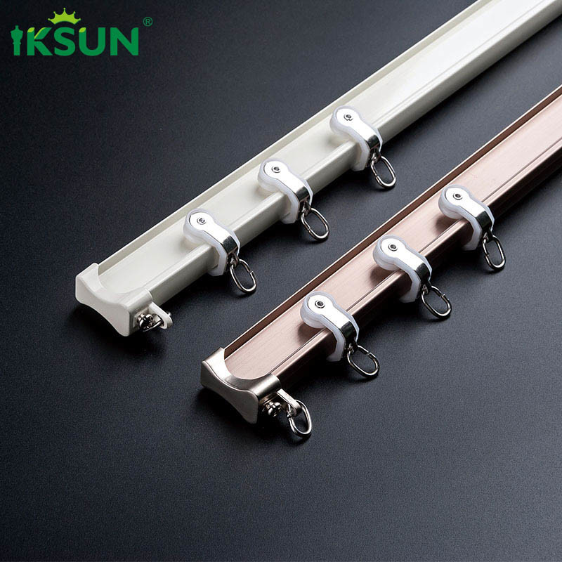 Aluminium Corner Curtain Track , 6.7m Ceiling Track Curtain Rail Multipurpose
