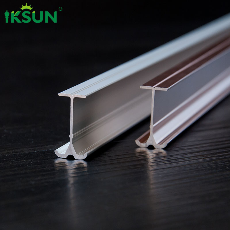 6.7m Aluminum Curtain Rail , Double Curtain Track Set Bendable Flexible