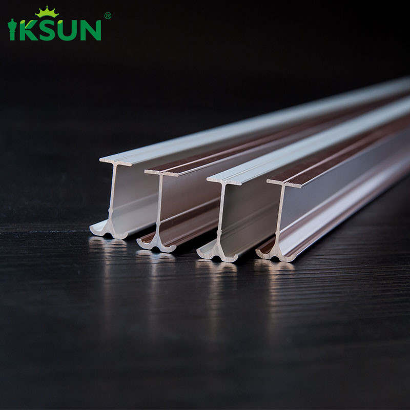 0.8mm Ultrathin Curved Curtain Track For Room Home Hotel 670cm Length