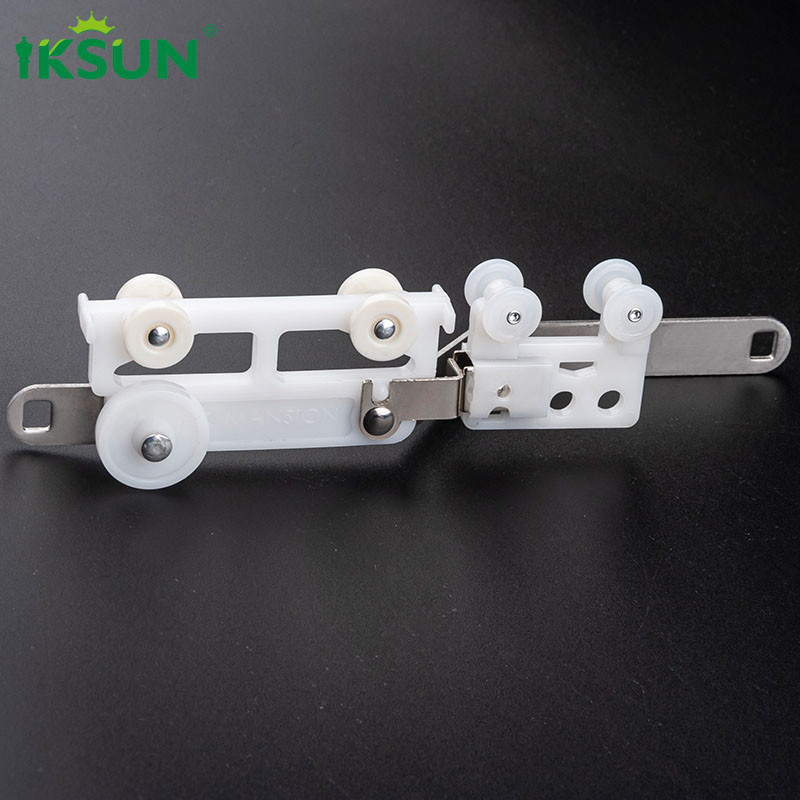Magnetic Plastic Curtain Track Runner Overlapping Shading Windproof