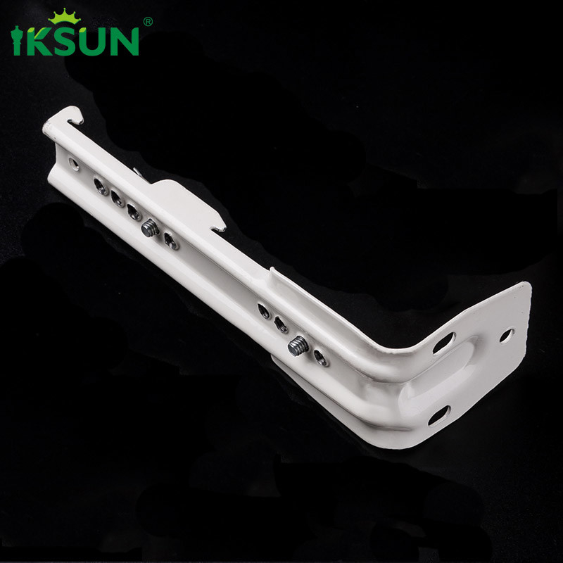 Alloy Double Curtain Track Brackets Metal Material 110mm Length 21mm Width
