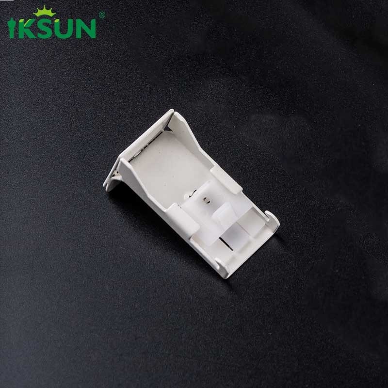 Bendable Metal Curtain Track End Brackets Single Wall Mounted 2.5mm Thickness