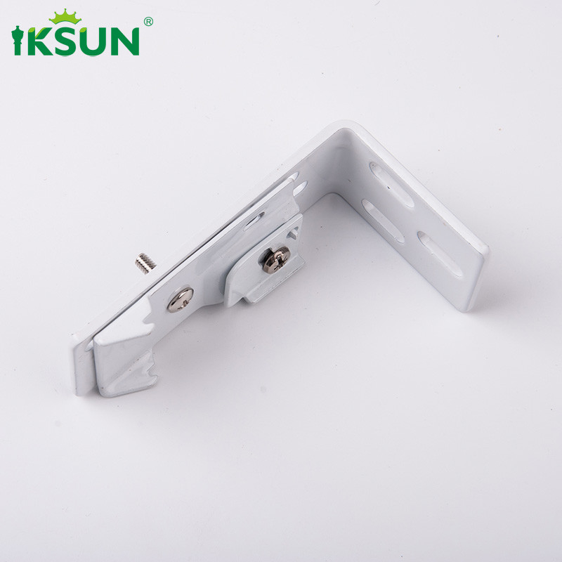 Iron Curtain Track Support Brackets , Heavy Duty Curtain Rail Brackets 52mm Height