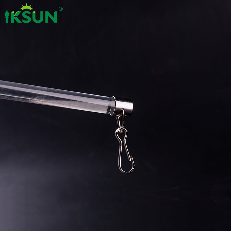 Plexiglass Acrylic Curtain Pull Wands , Clear Drapery Wand Invisible Heavy Duty