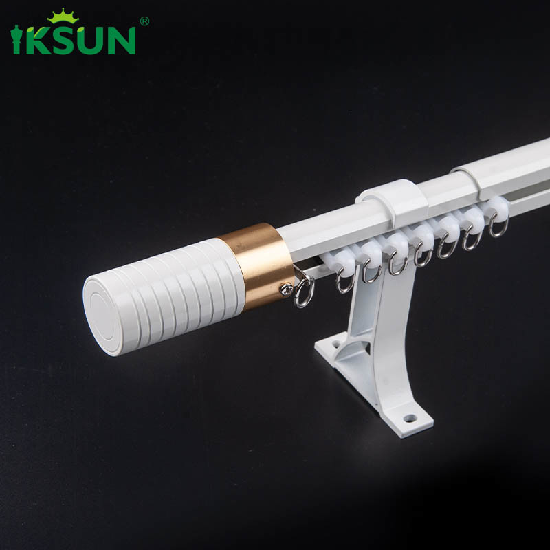 Stretchable Telescopic Tension Pole 28mm Pipe Living Room Metal Tension Curtain Rod
