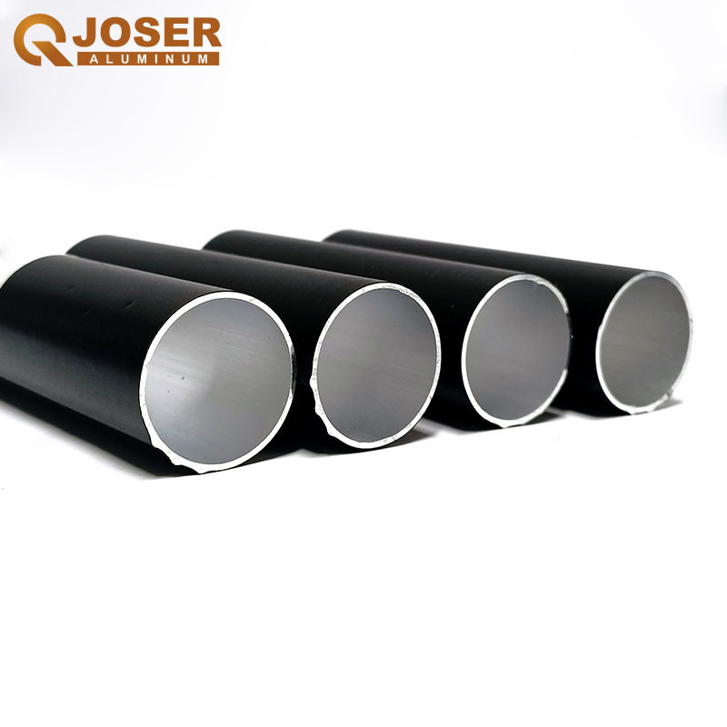 55mm Anodized Oxidation Aluminum Extrusion CNC For Rolling Curtains Tubes
