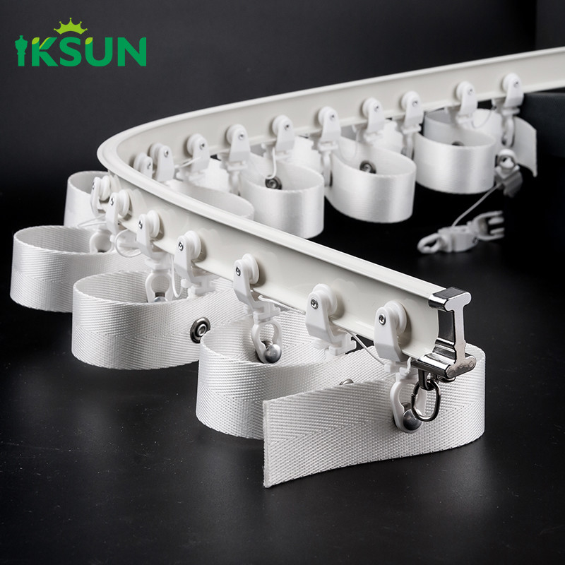 75mm White S Wave Curtain Runner Fold Tape Heavy Duty