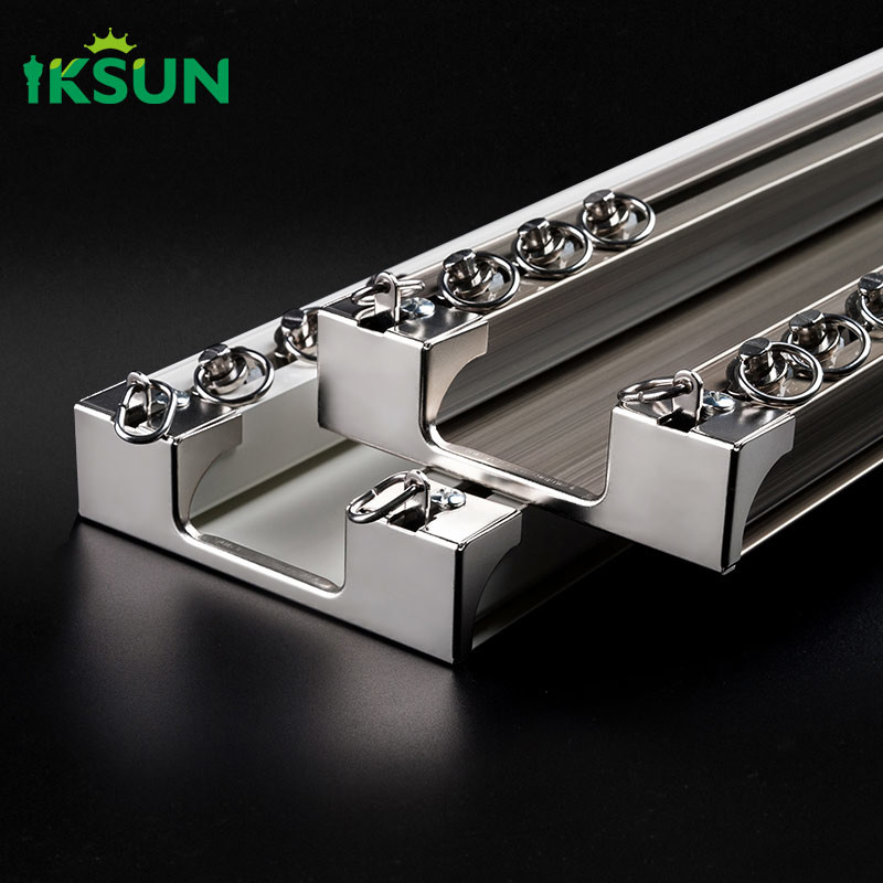 6063 Aluminium Curtain Ceiling Rail Track 100.4*26.1 Square Shape