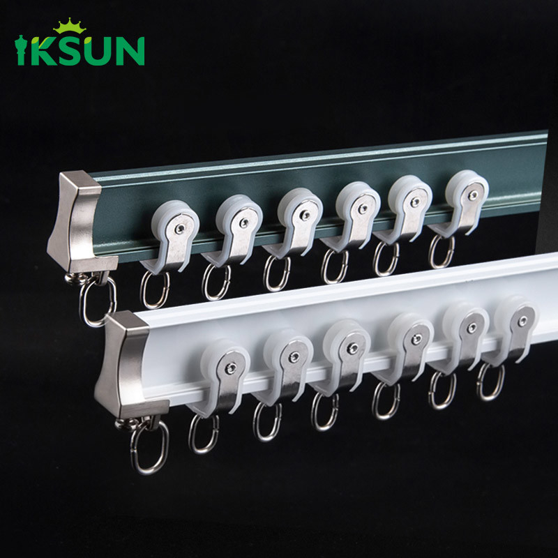 670cm Length Hospital Cubicle Curtain Tracks Medical Curtain Rail Durable