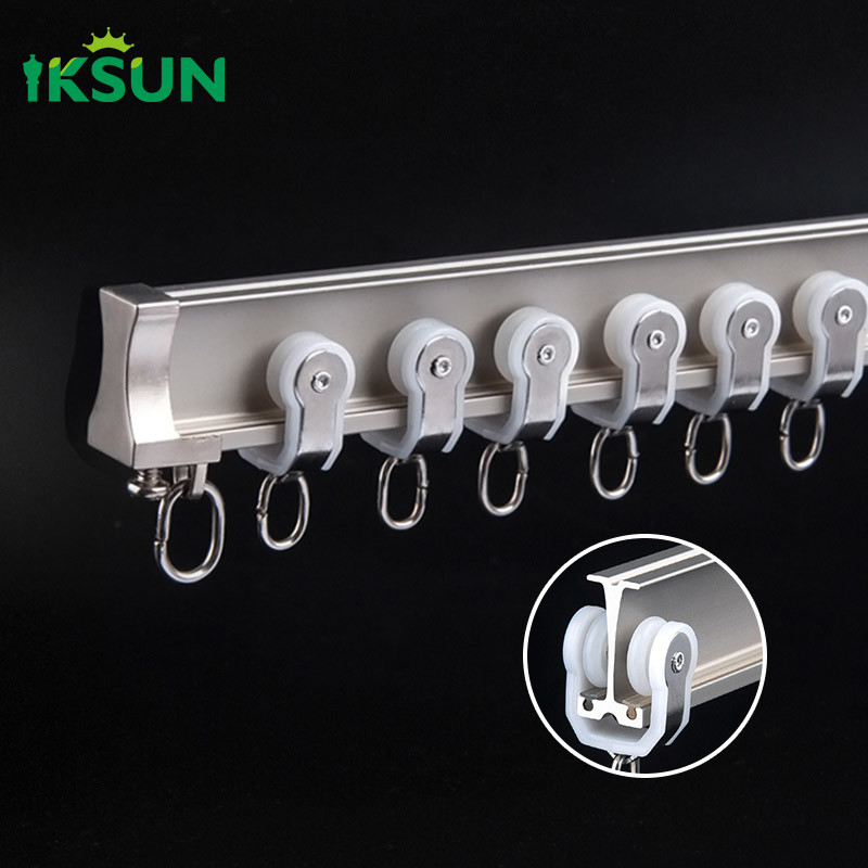 Curve Bendable 1.2mm Aluminum Curtain Track Hospital Curtain Accessories