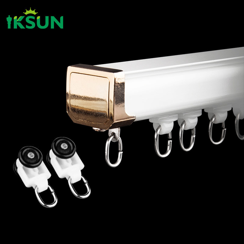 Heavy Duty Aluminum Curtain Track Stage Curtain Rail Screws Mount