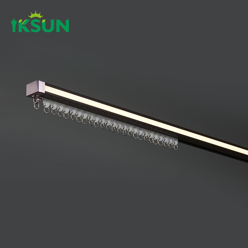 Unique Design  Light  Led Curtain Track  Ceiling Or Wall Mount  Strip Lights Track Rail