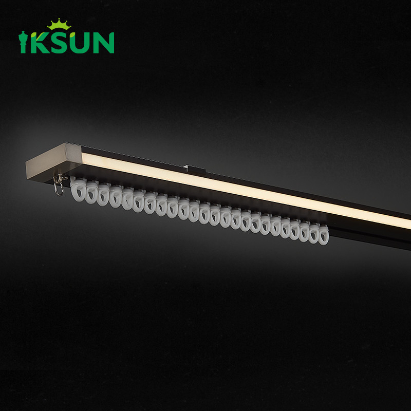 High Quailty Square LED Light Curtain Track  Electrophoresis Customize  Tracklight Rail System 
