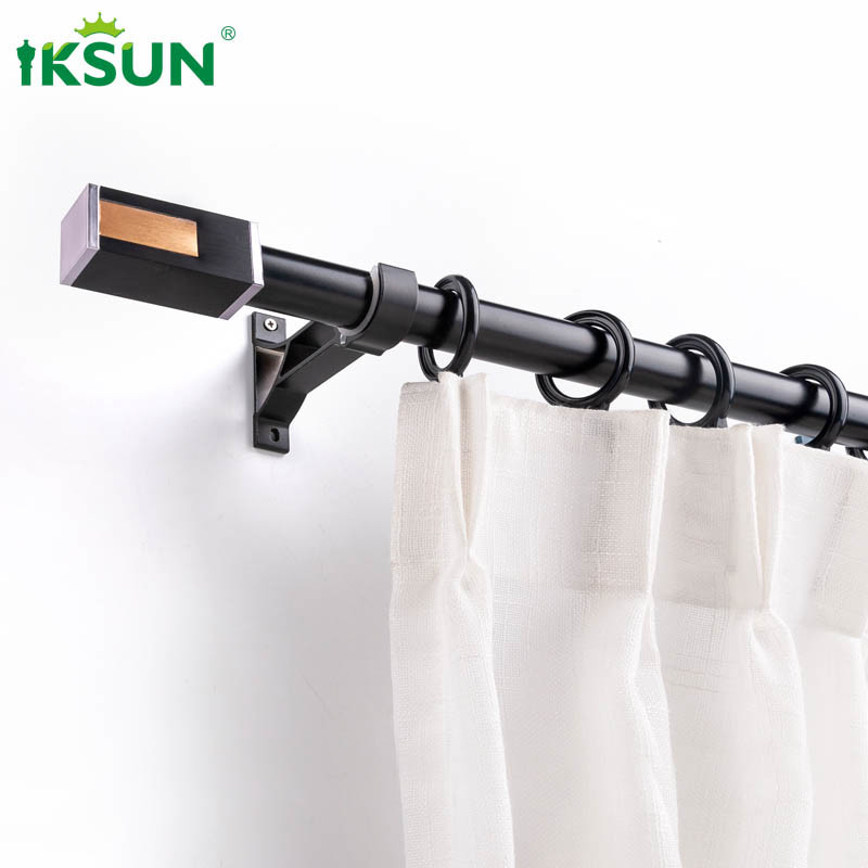 Modern Heavy Duty Aluminium Durable Roma Pole Celling Curtain Rod For Cafe