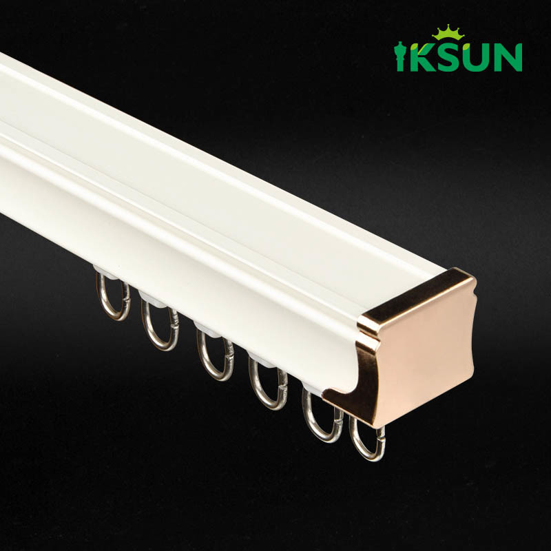 New Design Sliding Recessed Curtain Track Customize Curtain Rail For Room Divider