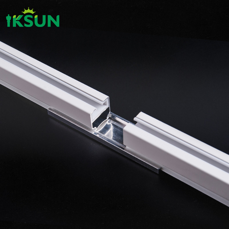 Contemporary Embedded Design Ceiling Curtain Rail Durable Curtain Mute Track Kits