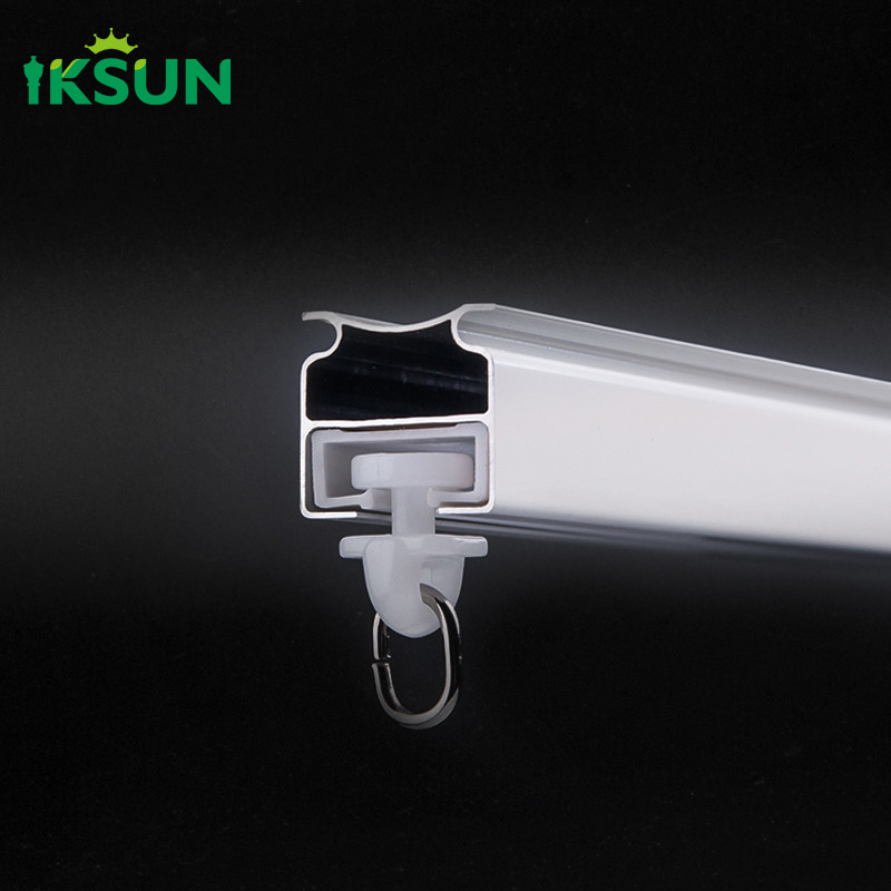 Aluminum Hanging Recessed Curtain Rail Can Support Custom Industrial Wind Curtain Track