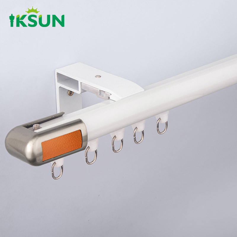 Fashion Design 28mm Aluminum Curtain Rod Double Track   Curtain Rod For Home