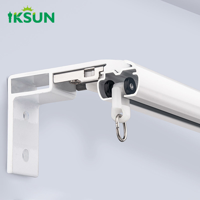 Wholesale Contemporary Aluminium Curtain Rod Double Track Curtain Rod For Living Dorm Room