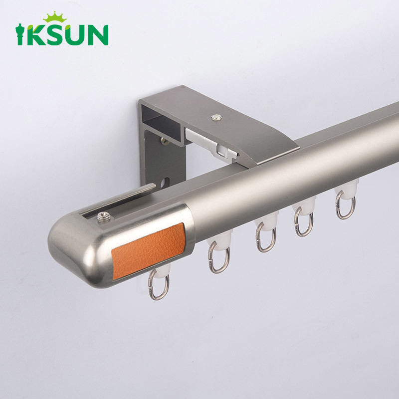 28mm Decorative Aluminum Curtain Rod Not Fade Track Curtain Rod For Curtain Accessories