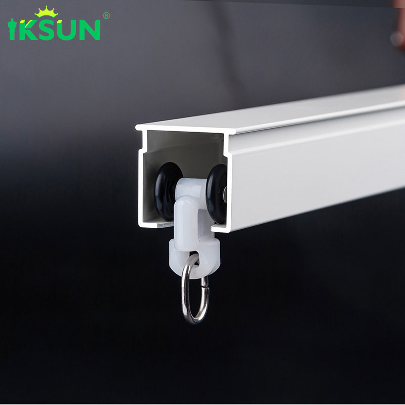 2.4-4.5m Flexible Stretched Curtain Rails Retractable Curtain Track For Window